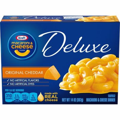 Kraft Deluxe Original Cheddar Macaroni & Cheese Dinner