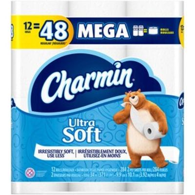 Charmin Soft Toilet Paper Mega Rolls