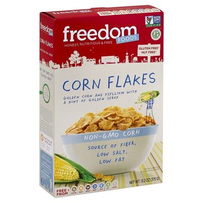 Freedom Foods Cereal, Corn Flakes, Box
