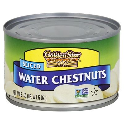 Golden Star Water Chestnuts, Sliced
