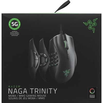 Razer Gaming Mouse, MOBA/MMO, Naga Trinity