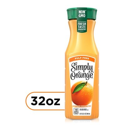 Simply Orange Pulp Free Orange Juice