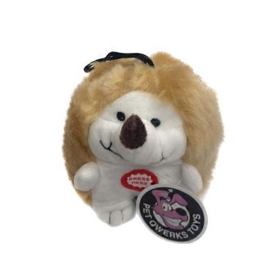 Pet Qwerks Hedgehog Plush Dog Toy