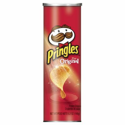 Pringles Potato Crisps Chips, Original, Lunch Snacks