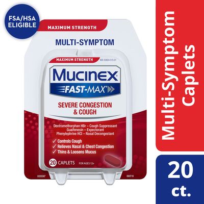Mucinex® Fast-Max Adult Severe Congestion and Cold Caplets