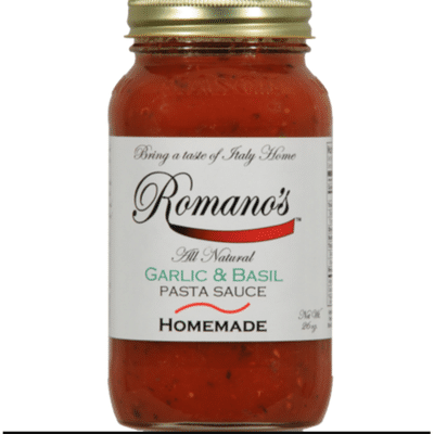 Romano's Garlic & Basil Pasta Sauce