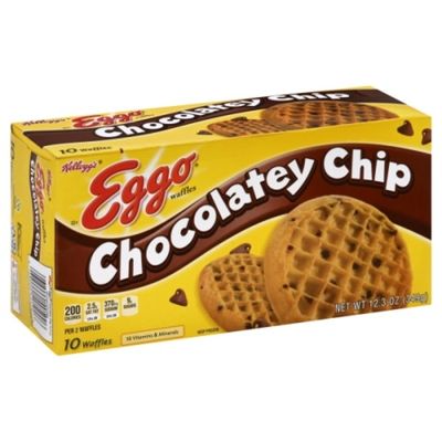 Eggo Frozen Waffles, Chocolatey Chip, Easy Breakfast