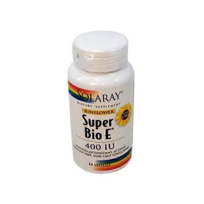 Solaray Super Bio E 400 Iu Soft Gel 60 Ct Instacart