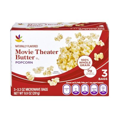 SB Movie Theater Butter Popcorn - 3 CT