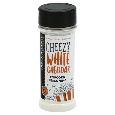 Urban Accents Popcorn Seasoning, Cheezy White Cheddar