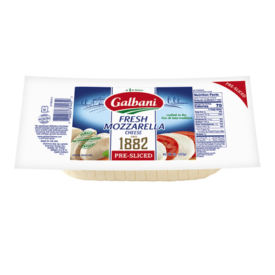 Galbani 1882 Galbani Fresh Mozzarella Cheese Presliced Log