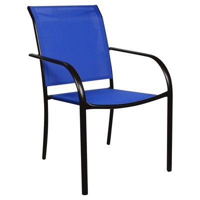 Sunjoy Chair, Stacking, Blue