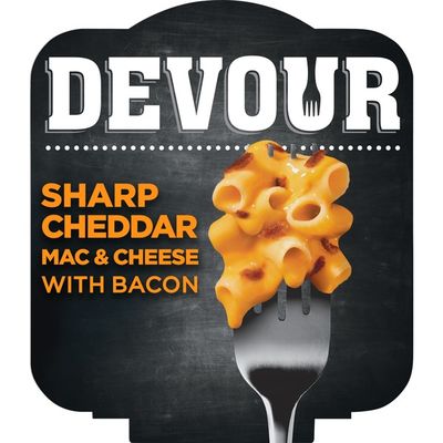 Devour Sharp Cheddar Mac & Cheese Bowl with Bacon Dinner Kit