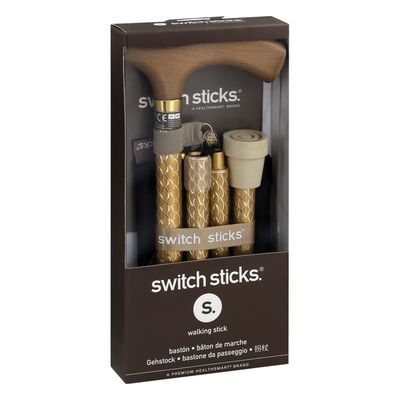 Switch Sticks Walking Stick, Pearl Gold