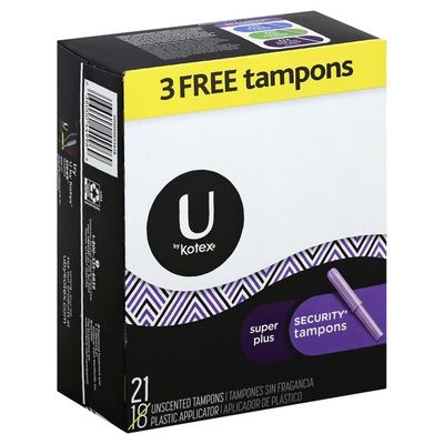 U by Kotex Tampons, Super Plus, Unscented