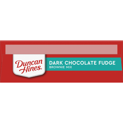 Duncan Hines Brownie Mix, Dark Chocolate Fudge, Family Size