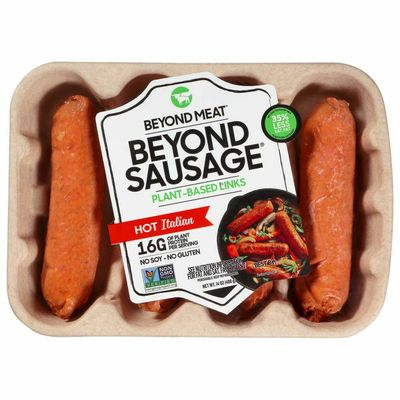 Beyond Meat Beyond Sausage, Plant-Based Sausage Links, Hot Italian