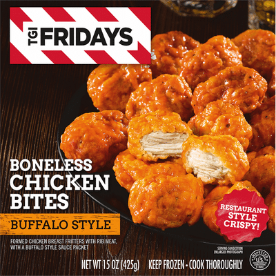 Tgif Buffalo Style Boneless Chicken Bites Frozen Snacks 15 Oz Instacart