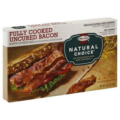 Hormel Natural Choice Fully Cooked Uncured Bacon
