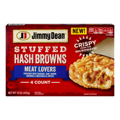 Jimmy Dean Meat Lovers Stuffed Hash Browns