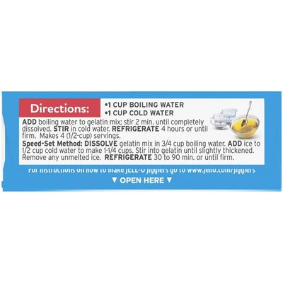 Jell-O Lemon Sugar Free Gelatin Dessert Mix