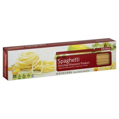 Signature Kitchens Enriched Macaroni Product, Spaghetti
