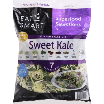 Eat Smart Chopped Salad Kit, Sweet Kale, Family Size