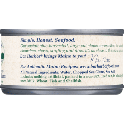 Bar Harbor Sea Clams, Chopped