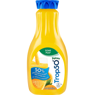 Tropicana Orange Some Pulp Juice Beverage