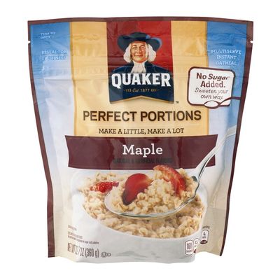 Quaker Perfect Portions Instant Oatmeal Maple