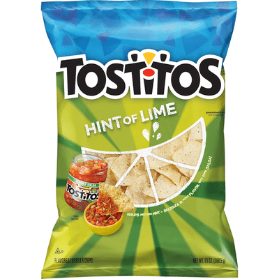Tostitos Hint Of Lime Flavored Tortilla Chips