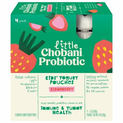 Little Chobani Probiotic Pouches Strawberry