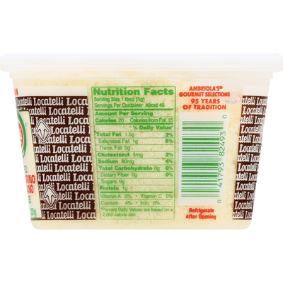 Anco Locatelli Grated Cheese, Pecorino Romano