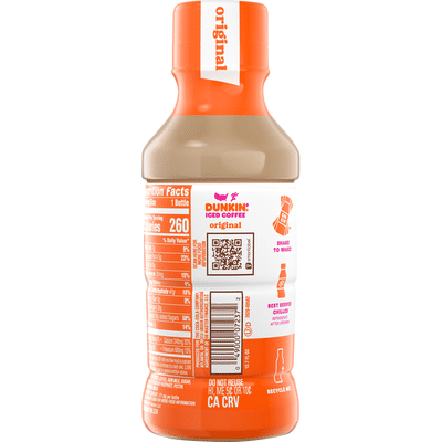 Dunkin' Original Iced Coffee Bottle