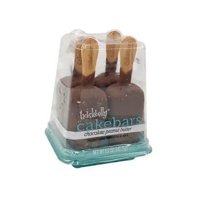 Ticklebelly Chocolate Peanut Butter Cakebars