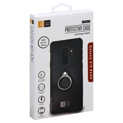 Case Logic Protective Case, with Finger Holder, Durable, Galaxy S9 Plus