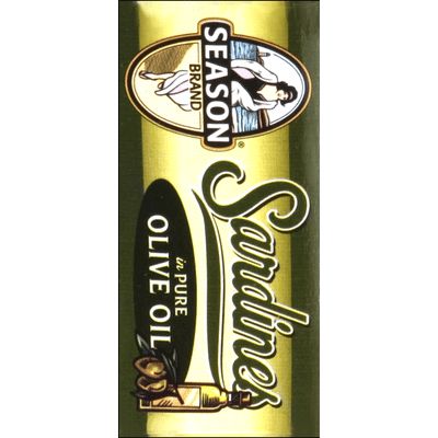 Season Sardines, Skinless & Boneless, in Pure Olive Oil