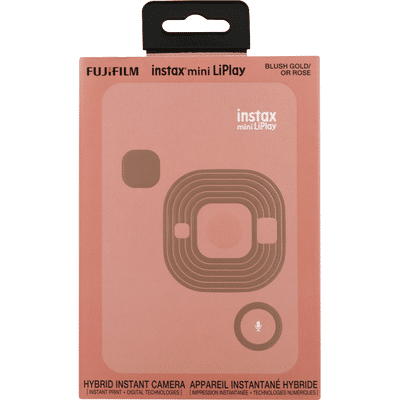 Fujifilm Camera, Blush Gold/or Rose, Mini LiPlay