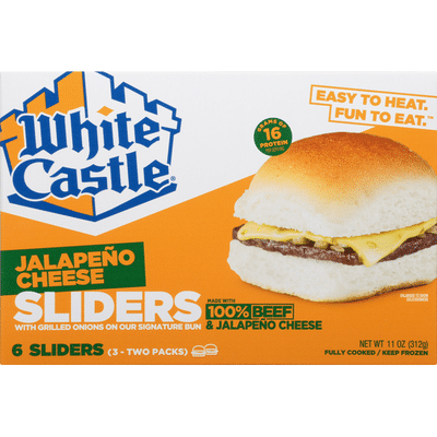 White Castle Sliders Jalapeno Cheese 11 Oz Instacart