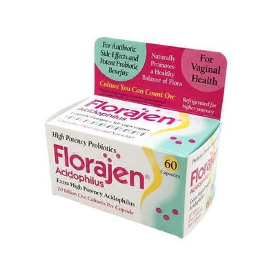 Florajen Acidophilus For Potent Probiotic Benefits Supports Immune, Digestive, Vaginal & Urinary Health Probiotic Supplement