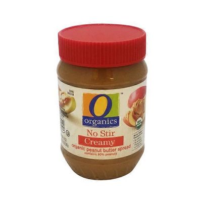 O Organics Creamy No Stir organic peanut butter spread