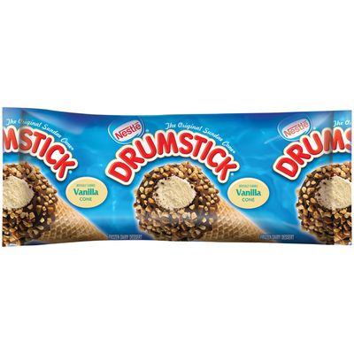 Drumstick Vanilla Ice Cream Cone