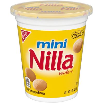 Nilla Mini Vanilla Wafer Cookies, Go-Pak