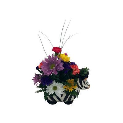 Cut Flower Animal Arrangement