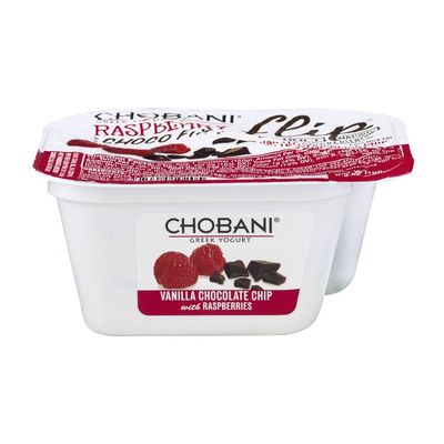 Chobani Low-Fat Greek Yogurt Flip Raspberry Choco Fix