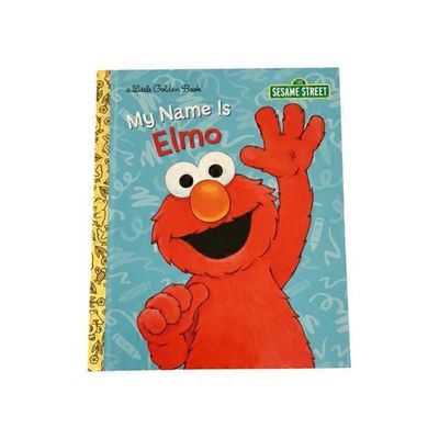 Golden Books Sesame Street My Name Is Elmo Hardcover Little Golden Book