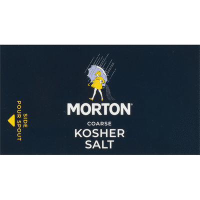 Morton Coarse Kosher Salt – For Everyday Cooking, Grilling, Brining, and as a Margarita Salt Rimmer, 3 LB Box