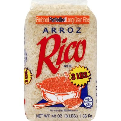 Rico's Rice, Parboiled, Enriched Long Grain