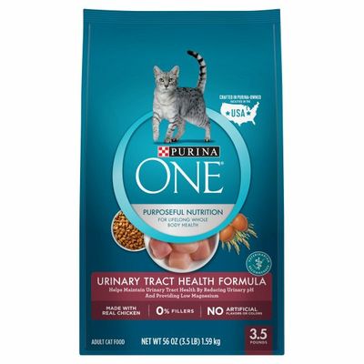 Purina ONE High Protein Dry Cat Food, +Plus Urinary Tract Health Formula