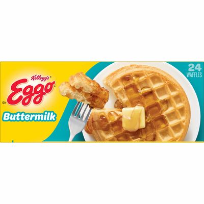 Eggo Frozen Waffles, Frozen Breakfast, Toaster Waffles, Buttermilk